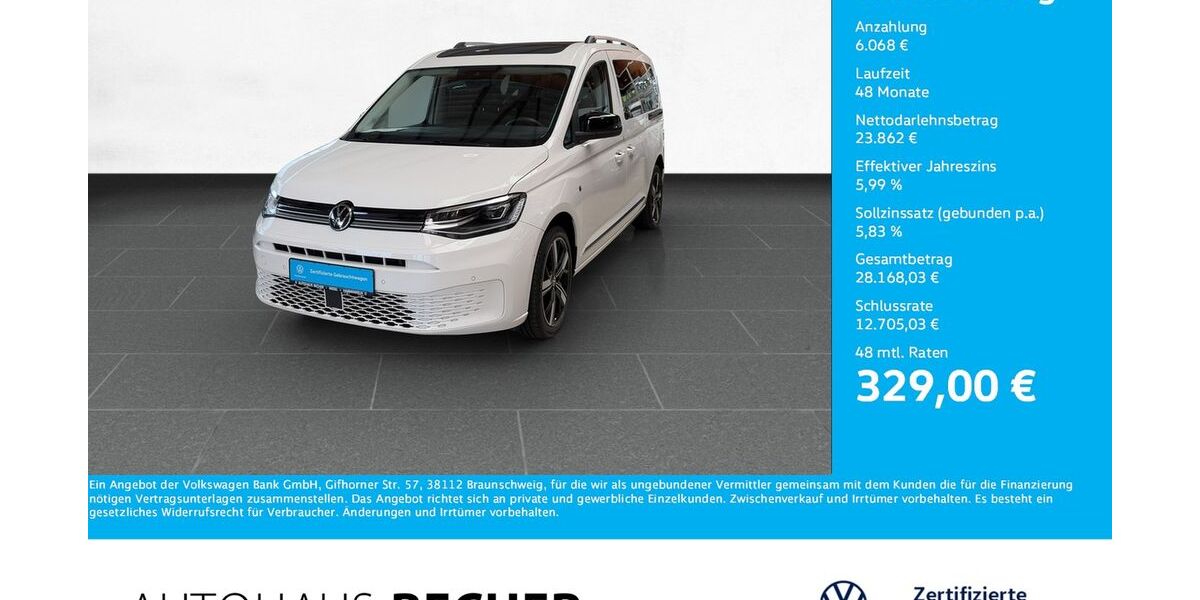 VW Caddy Maxi 68.393 km 29.930 &euro; Wesel 46485